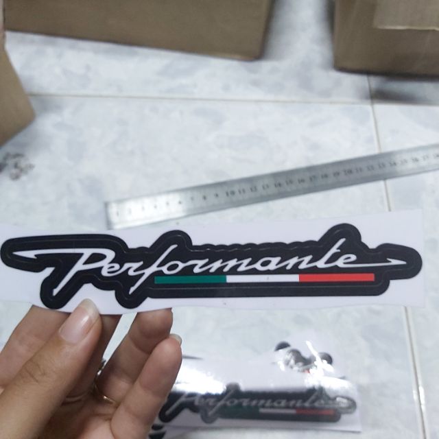 Combo 2 Tem Decal Dán Xe Performante Giá Rẻ