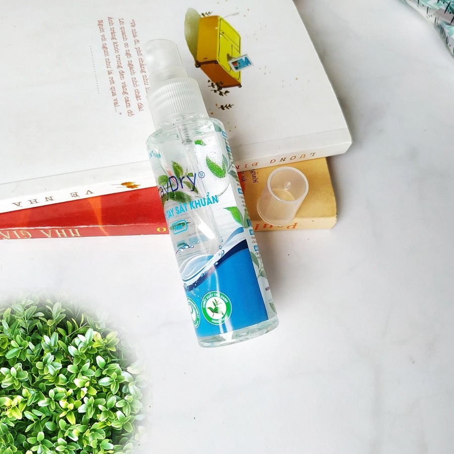 [ Combo 2 chai ] Xịt rửa tay sát khuẩn StayDry 70ml