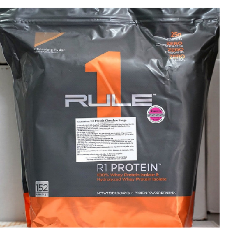 Tbps RULE 1 Protein Isolate Whey- Sữa tăng cơ, giảm mỡ - Hàng chính hãng (10lbs) nhập khẩu