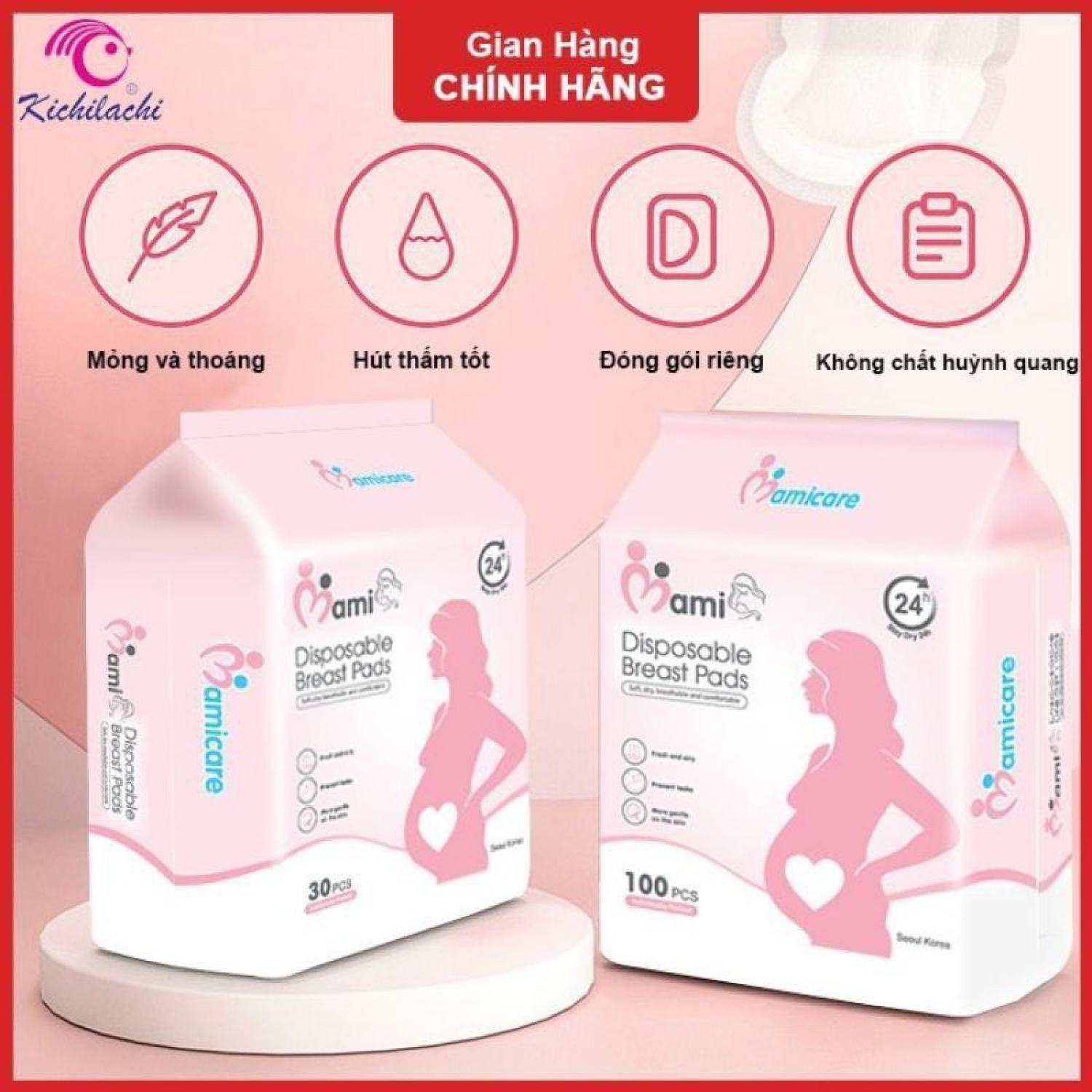 Lót thấm sữa mami care