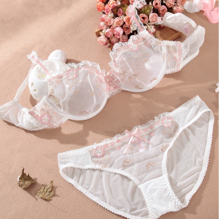Bộ đồ lót ren không mút đệm size lớn 32abc-42cd ck