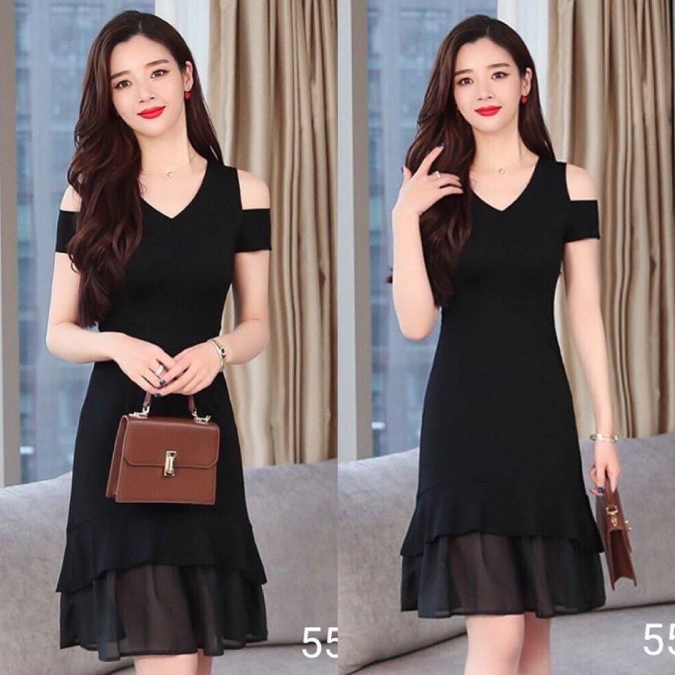 [HCM]ĐẦM SUÔNG PHỐI CHÂN VOAN SIÊU ĐẸP