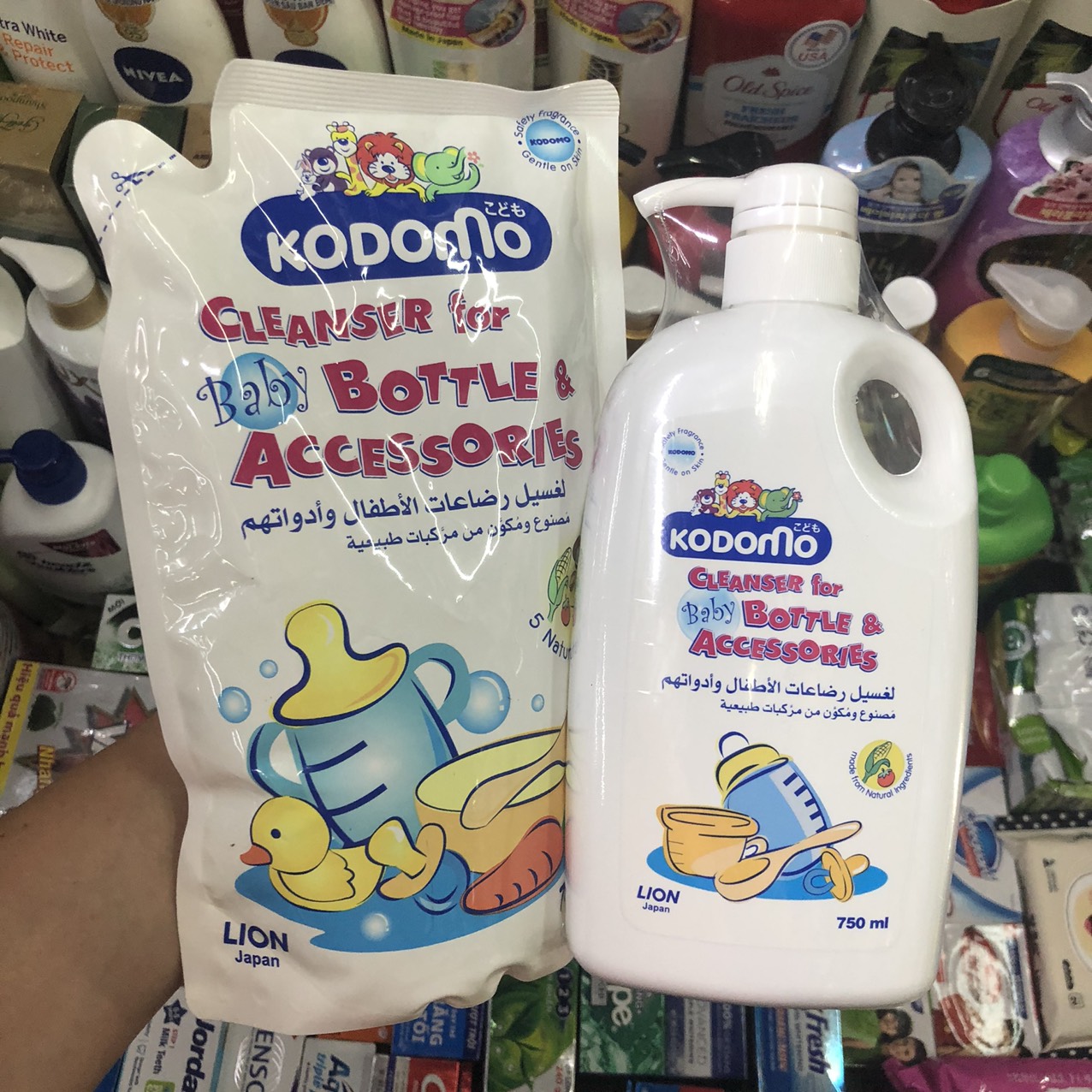 Nước rửa bình sữa Kodomo 750ml ( DẠNG BÌNH)