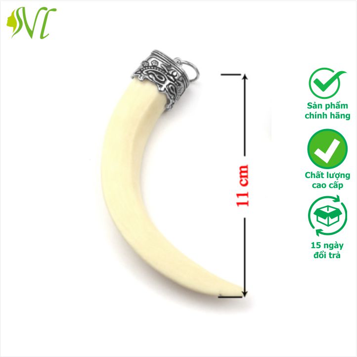 Mặt dây chuyền độc lạ mặt dây chuyền nam nanh đầu inox xịn xò xài nước tốt không đen không gỉ Người Đẹp Vì Lụa