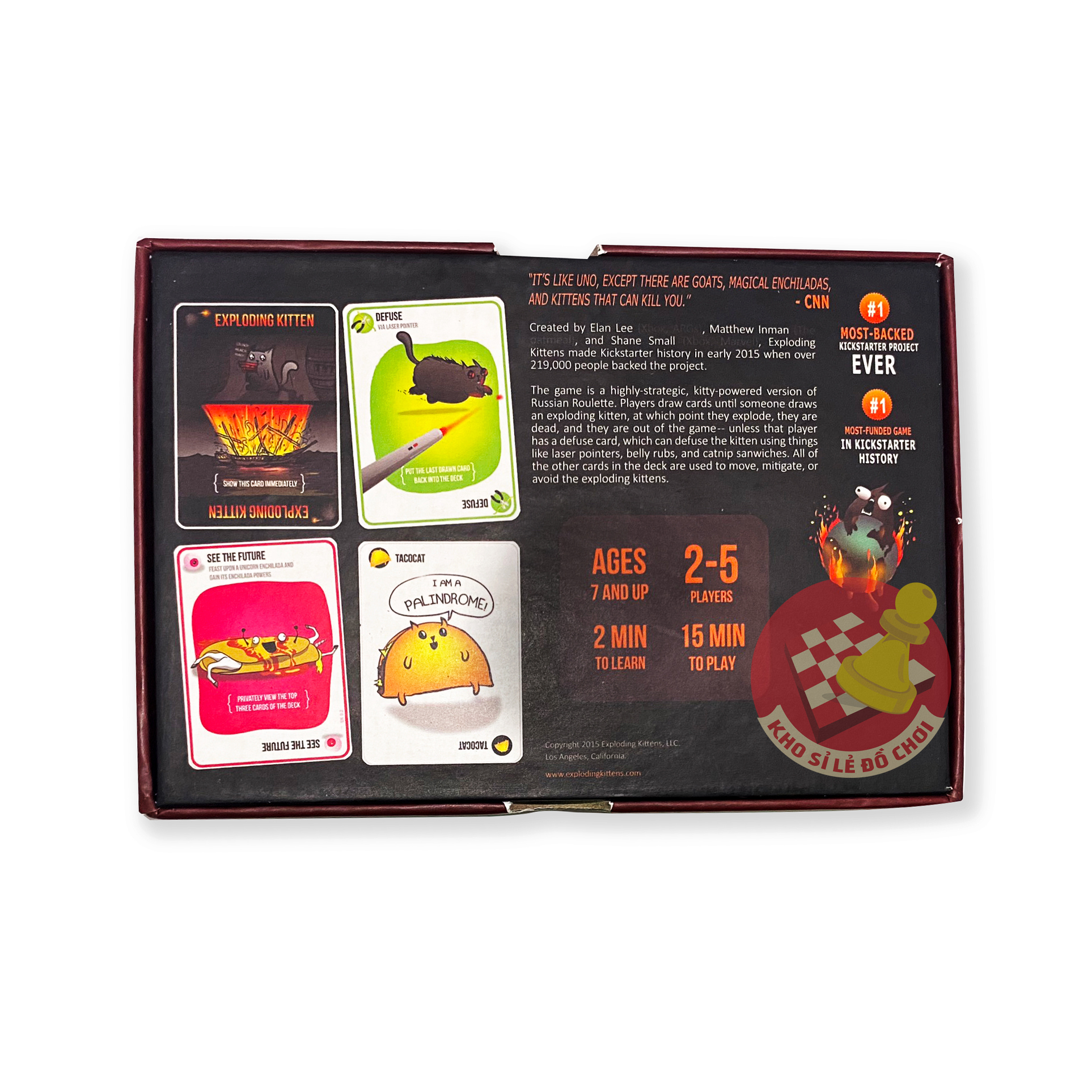 [HCM]Mèo nổ cơ bản Exploding Kittens (Tiếng Việt)