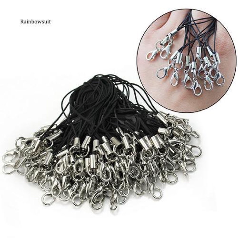 Sét 10 Dây treo móc khoá, điện thoại nhiều màu xinh