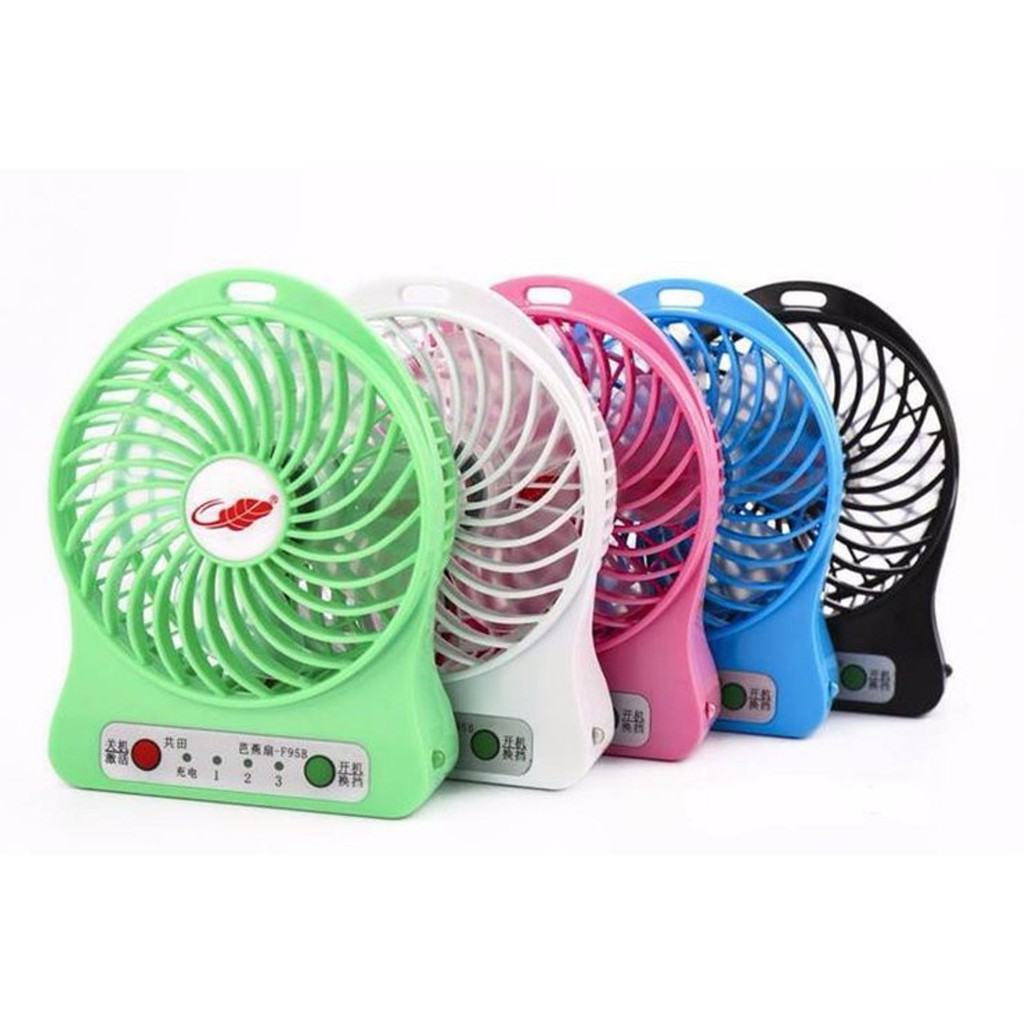 Quạt mini 3 tốc độ sạc cổng usb