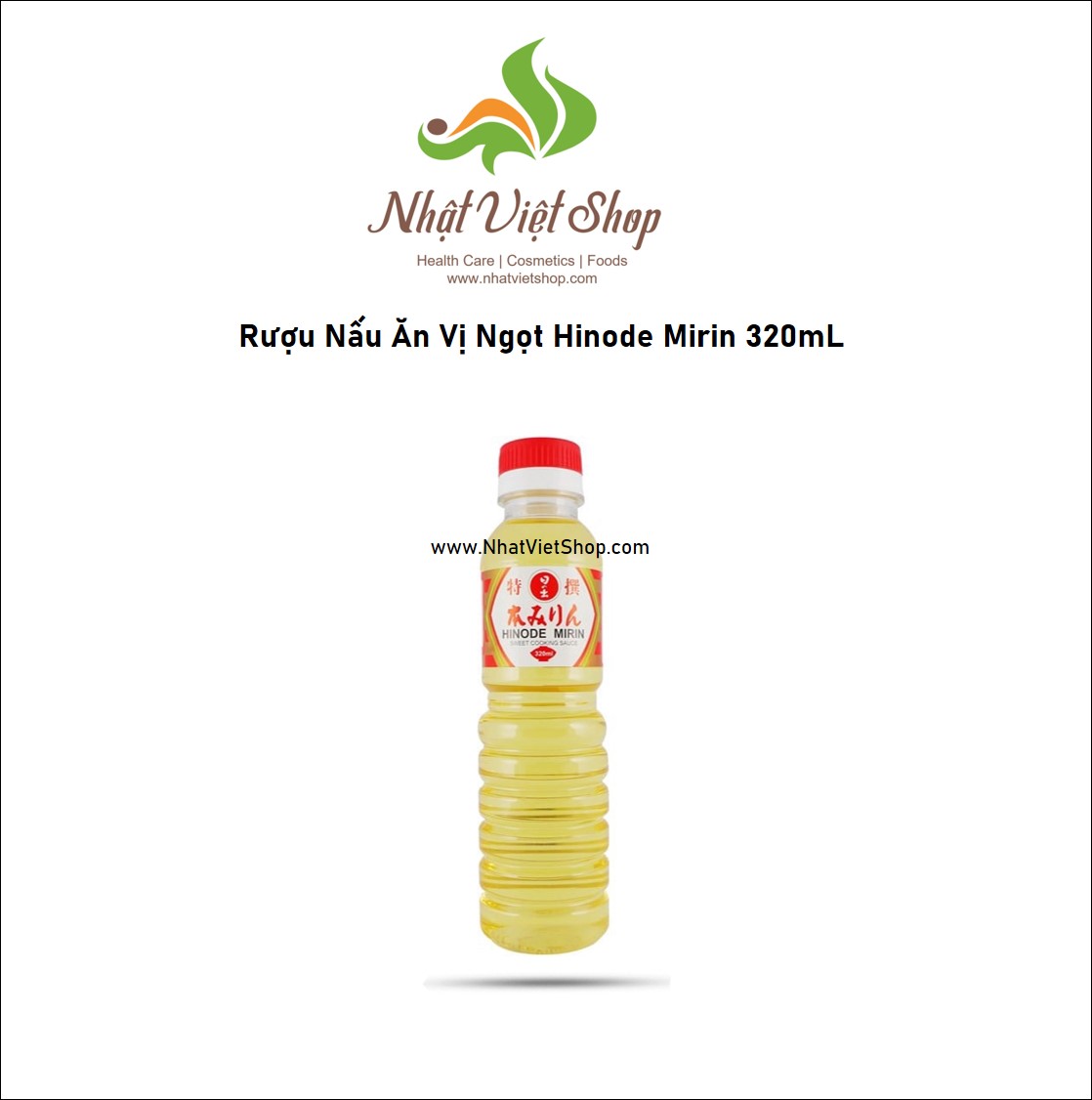 Ruou nấu ăn vị ngọt hinode mirin 320ml