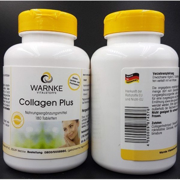 Viên uống collagen Plus của Warnke Đức