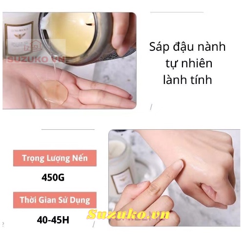 Nến thơm tinh dầu không khói để trong phòng
