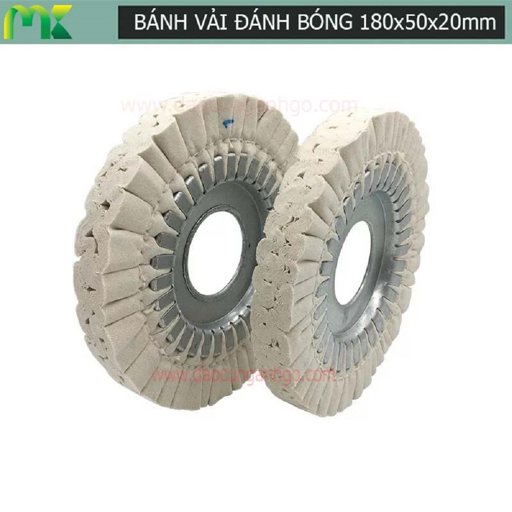 Bánh vải đánh bóng máy dán cạnh