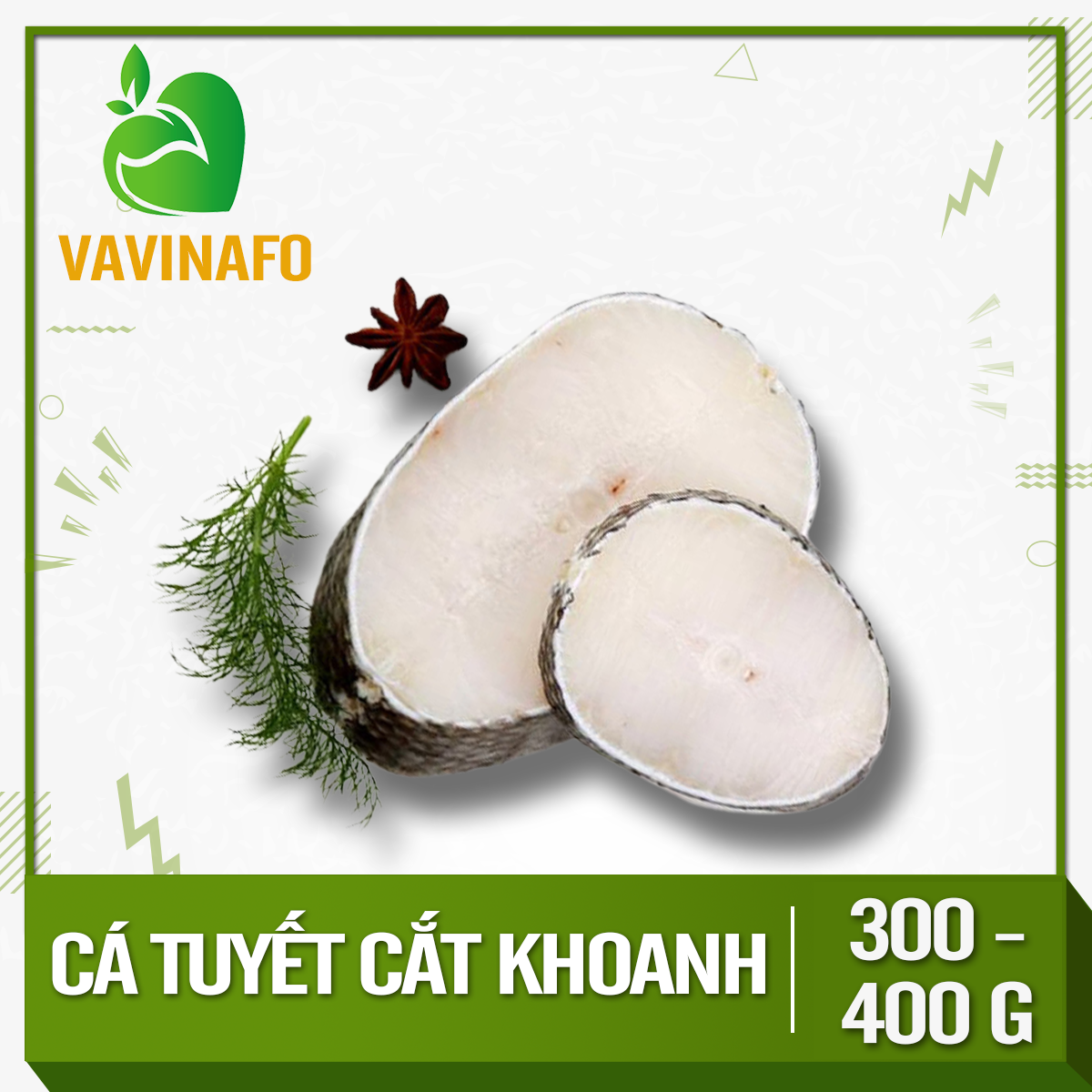 HCM - Cá tuyết cắt khoanh (300 - 400 g) - [Giao nhanh TPHCM]