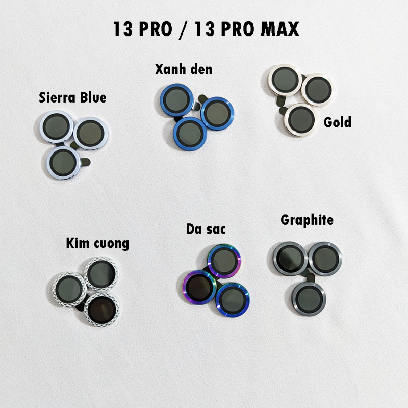 (Đã có 13 Pro Max - 13 Pro) Dán camera Iphone 12 pro max - 12 pro - 12 - 11 pro max - 11 pro - 11