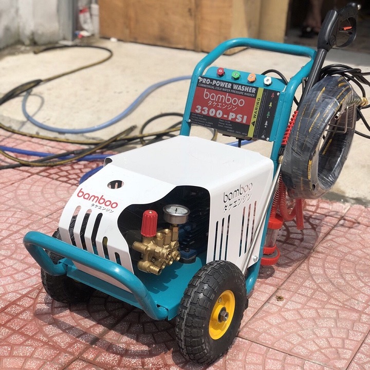 Máy Rửa Xe Cao Áp 3.5kw Bamboo 3300PSI (Piston Sứ)