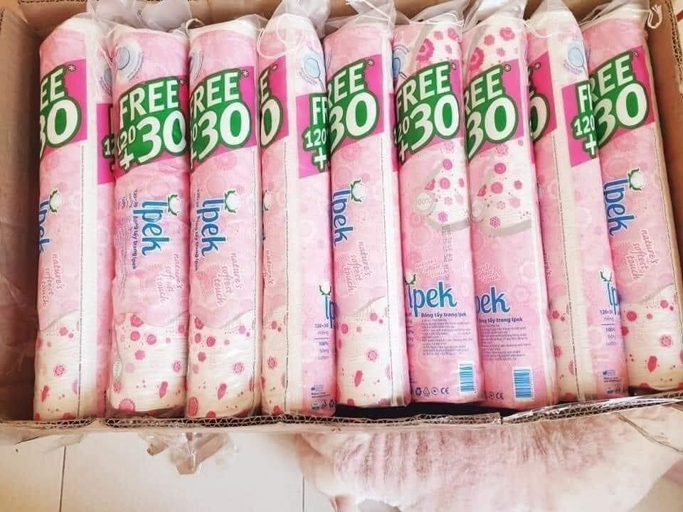1 cây Bông tẩy trang Ipek 150 miếng[Chính Hãng]