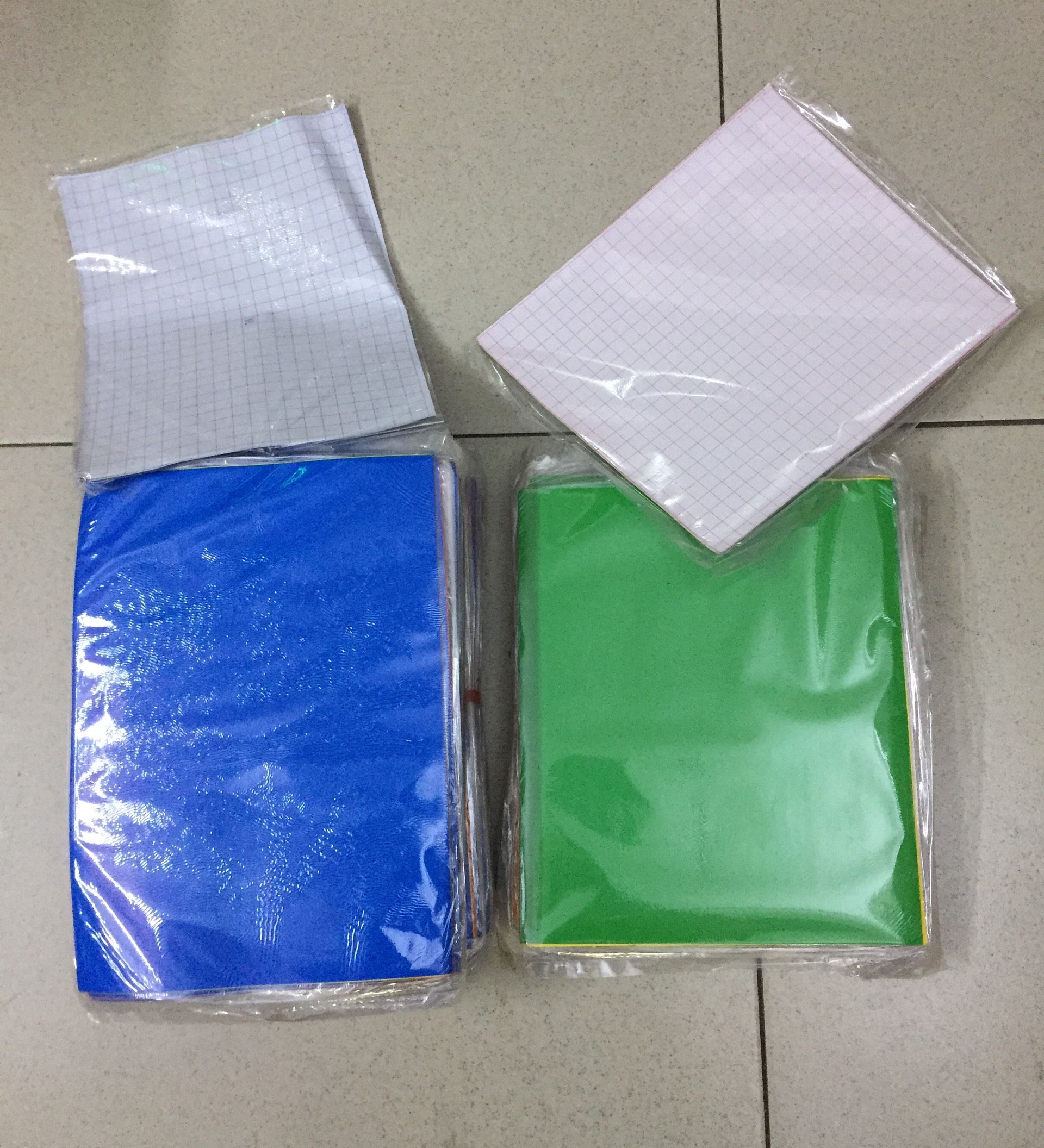 Combo 5 Xấp Giấy màu thủ công - Xấp 7 màu