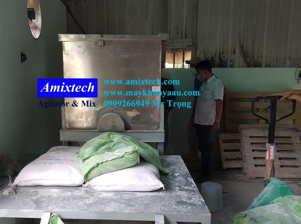 [HCM]Máy trộn bột vi sinh 100Kg