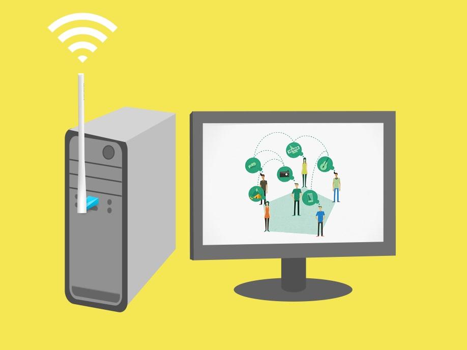 ✅ Usb thu sóng WIFI MERCURY tốc độ 150Mbps dành cho máy tính để bàn PC ,thiết kế chip, angten cải tiến model mới nhất