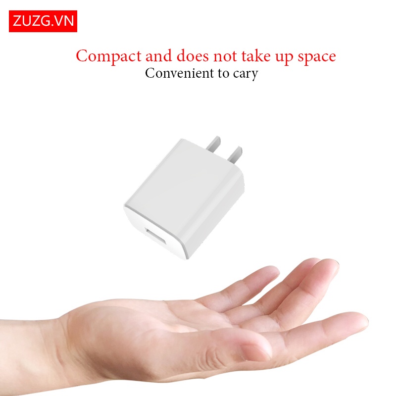 Củ sạc nhanh iphone samsung  ZUZG 2.4A 10w U01