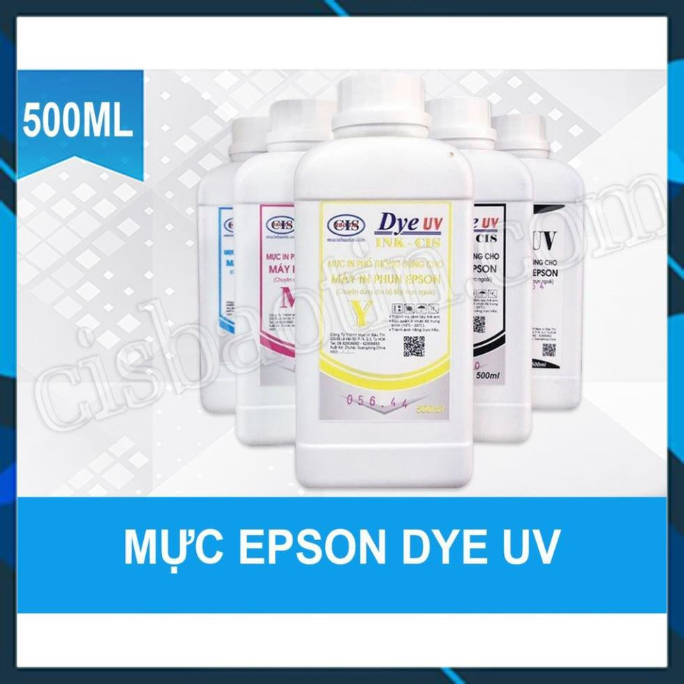 [HCM]MỰC EPSON DYE UV- 500ML- MỖI MÀU