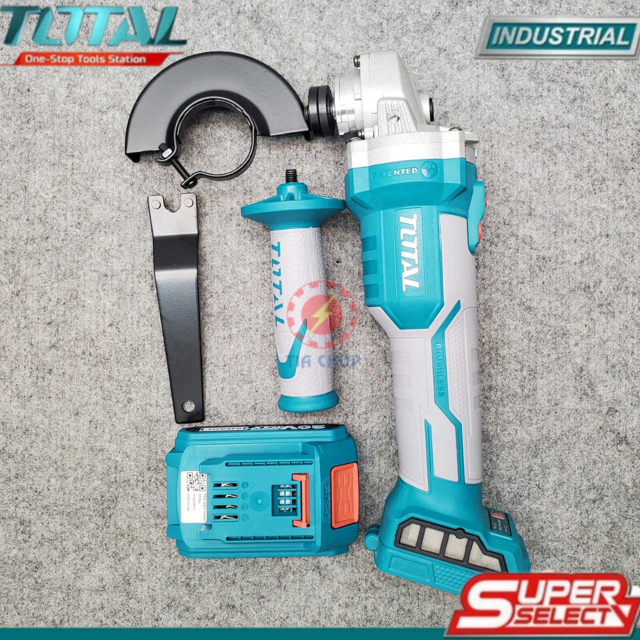 [Ảnh thật] [Chính hãng] 20V Máy mài góc dùng pin Total TAGLI1002