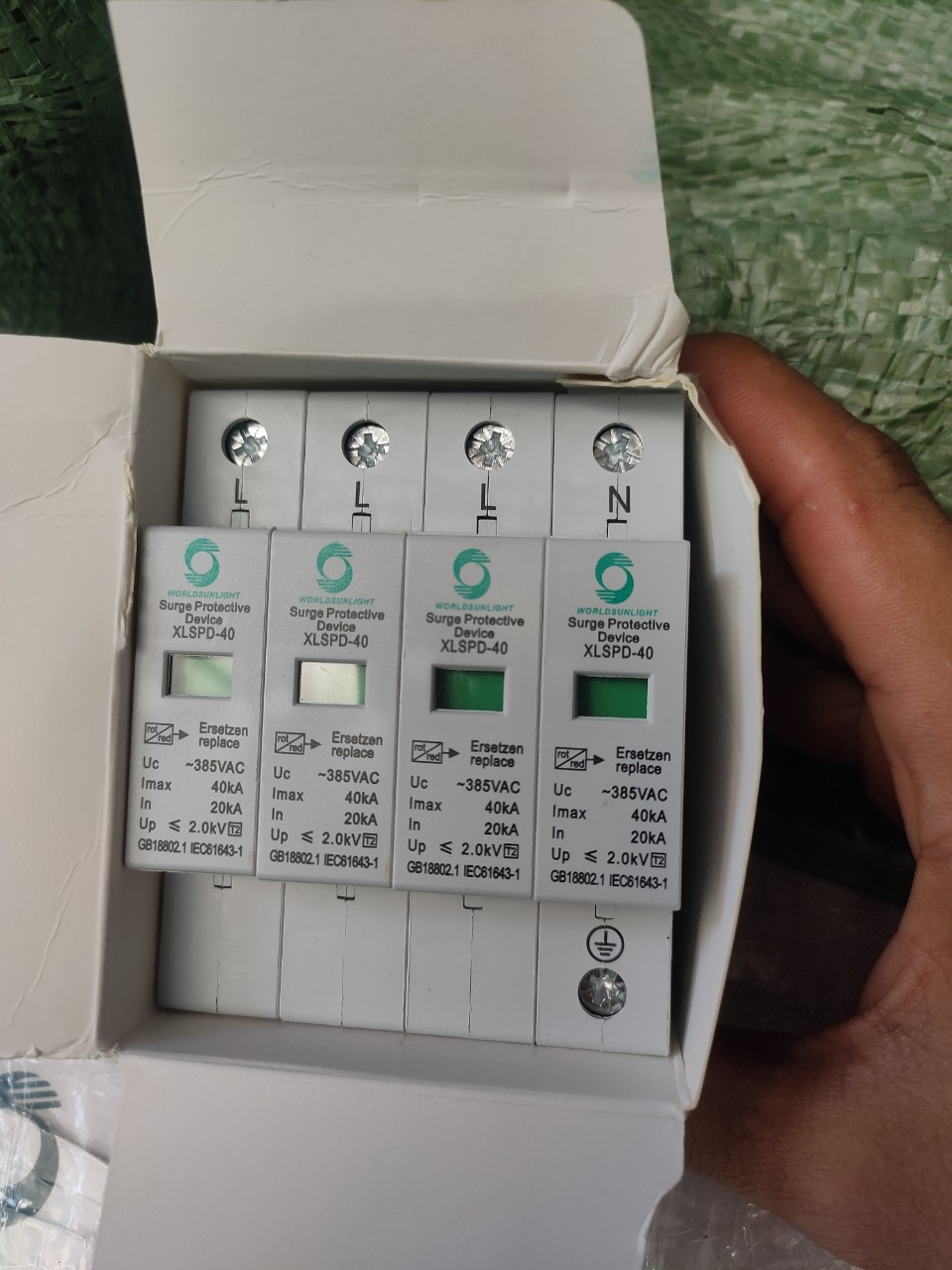 [FREESHIP] Chống sét lan truyền Sunlight 3Pha-40Ka