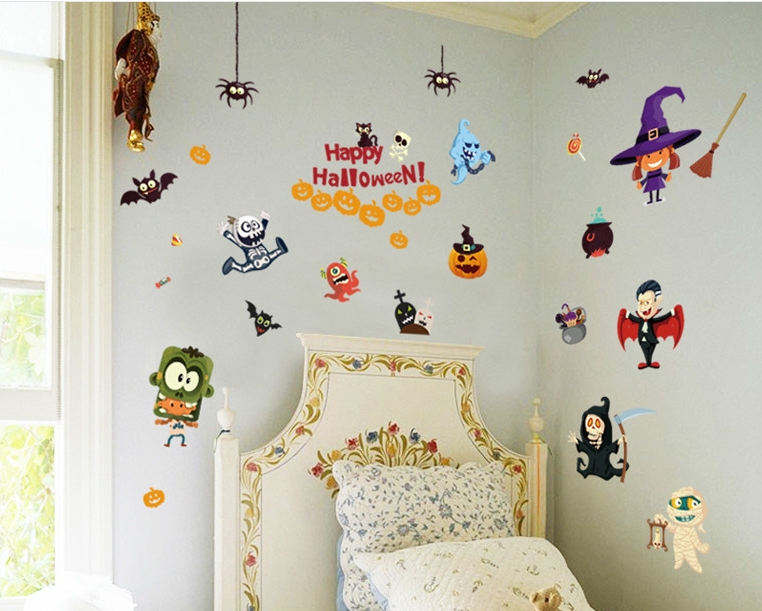Decal trang trí lễ hội HALLOWEEN