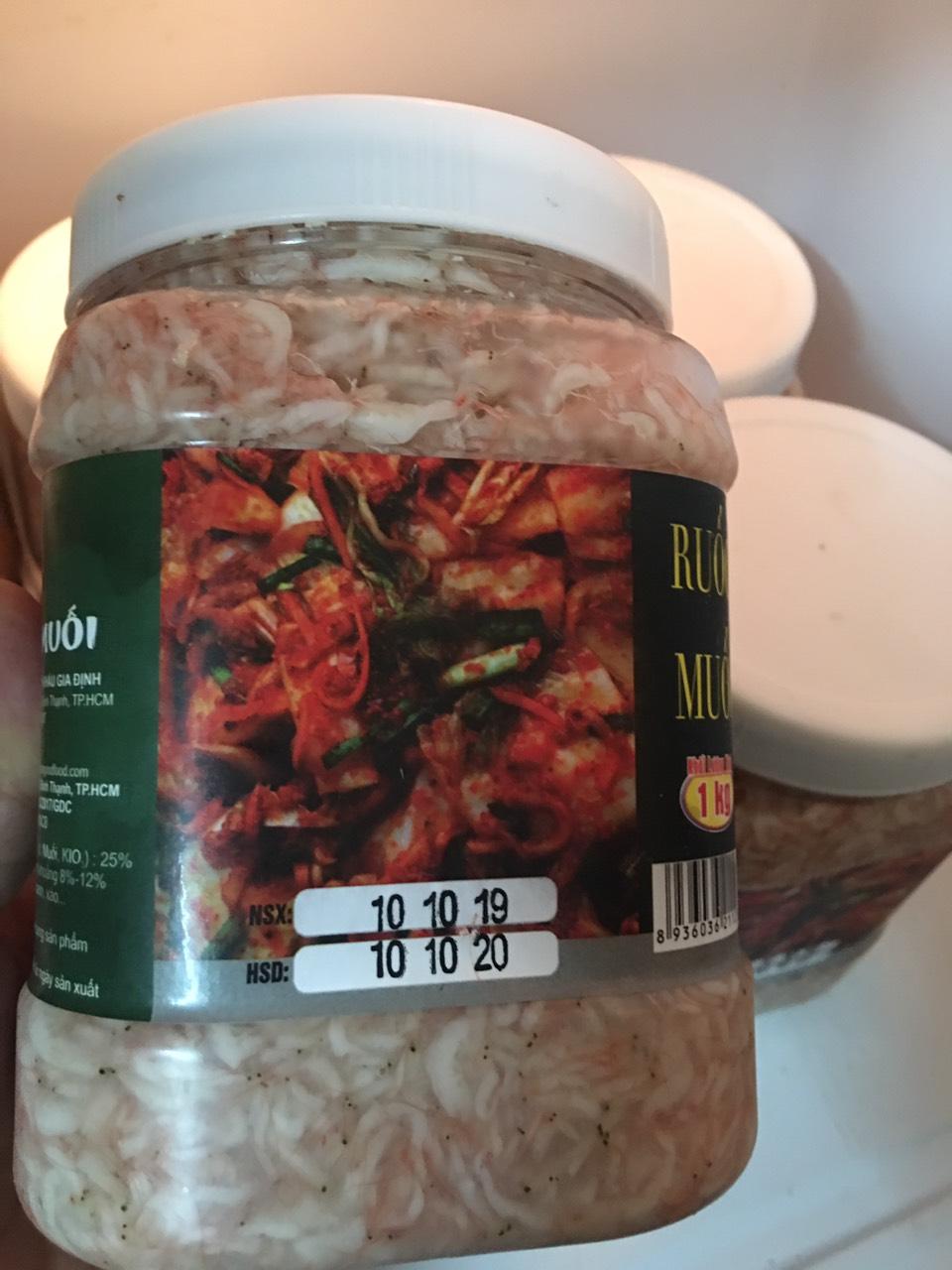 Mắm tép làm kim chi Hàn Quốc