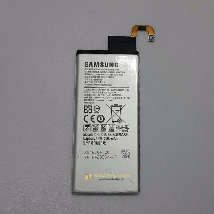 [HCM]PIN SAMSUNG S6 EDGE (EB-BG925ABE/2600mAh) ZIN
