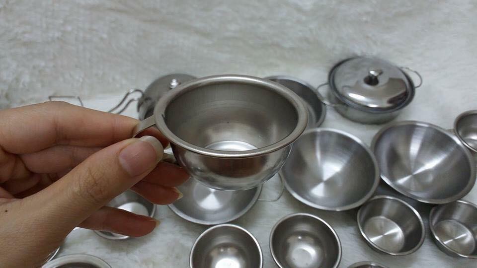 Bộ đồ chơi INOX 40 món Có bếp dành cho bé