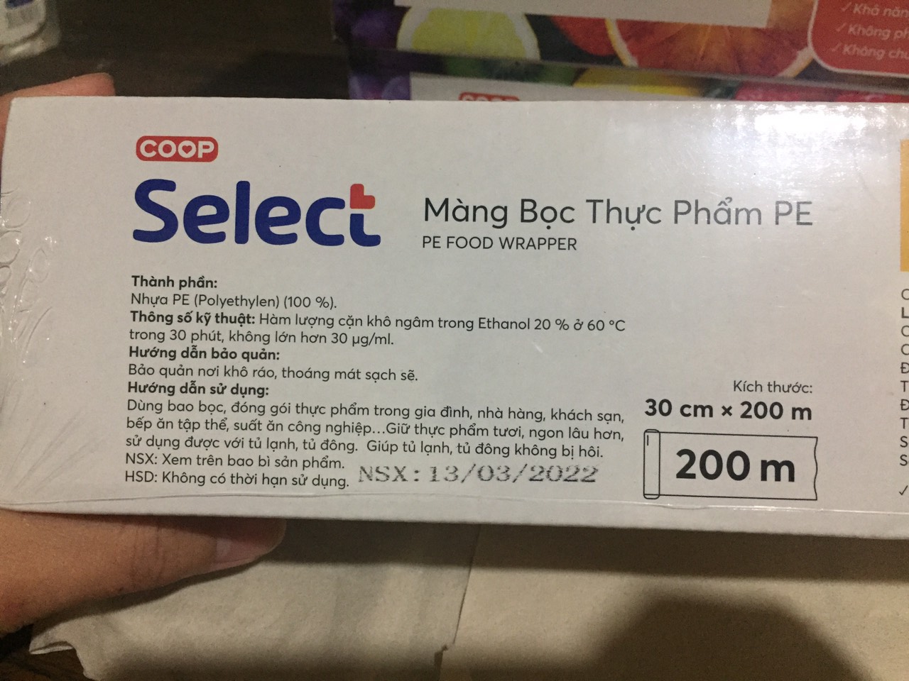 Màng Bọc Thực Phẩm PE Select Coop 200m