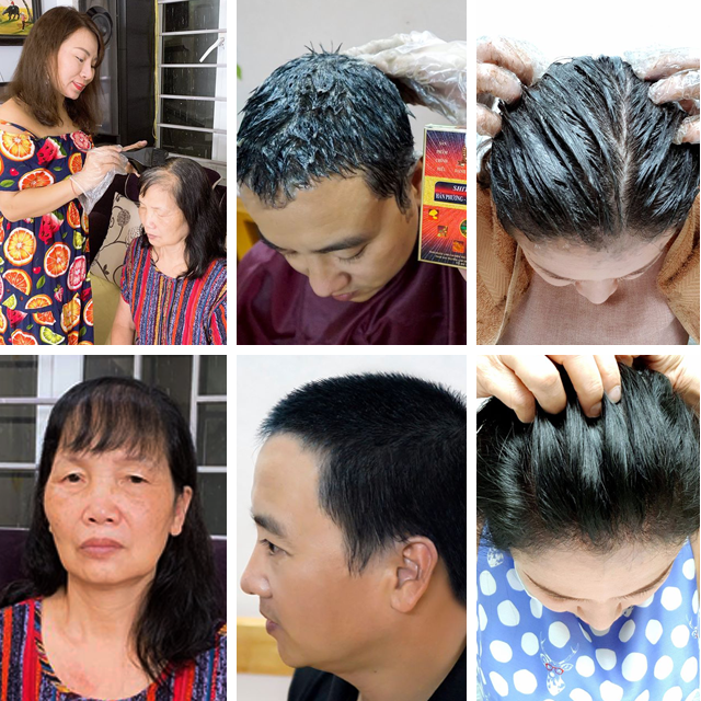 ✅[ CHÍNH HÃNG ]DẦU GỘI ĐEN TÓC SHITINSOF HÁN PHƯƠNG LINH CHI (Hộp 3 gói)