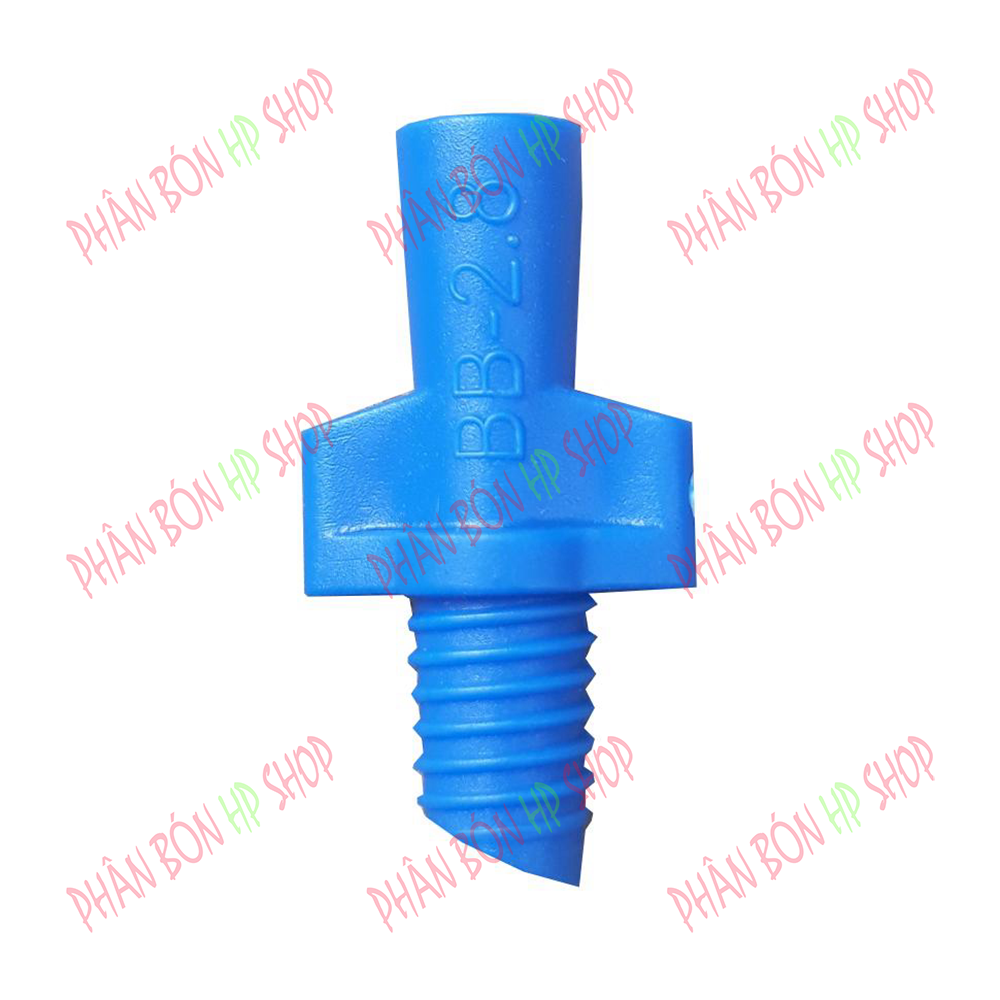 100 Cái Béc tưới 180 độ họng phun 2.8 ly (Xanh dương)