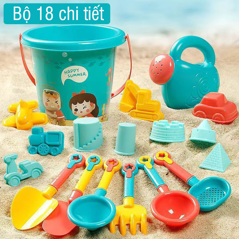 Bộ đồ chơi xúc cát đi biển cho trẻ em