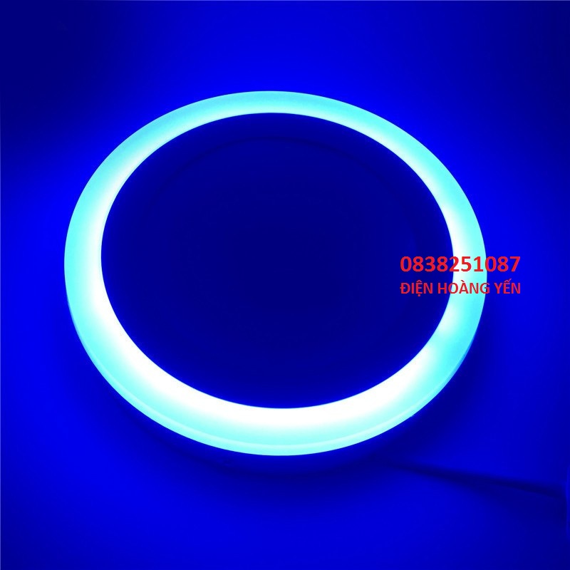 [HCM]Đèn led nổi ốp trần 24w tròn 2 màu 3 chế độ