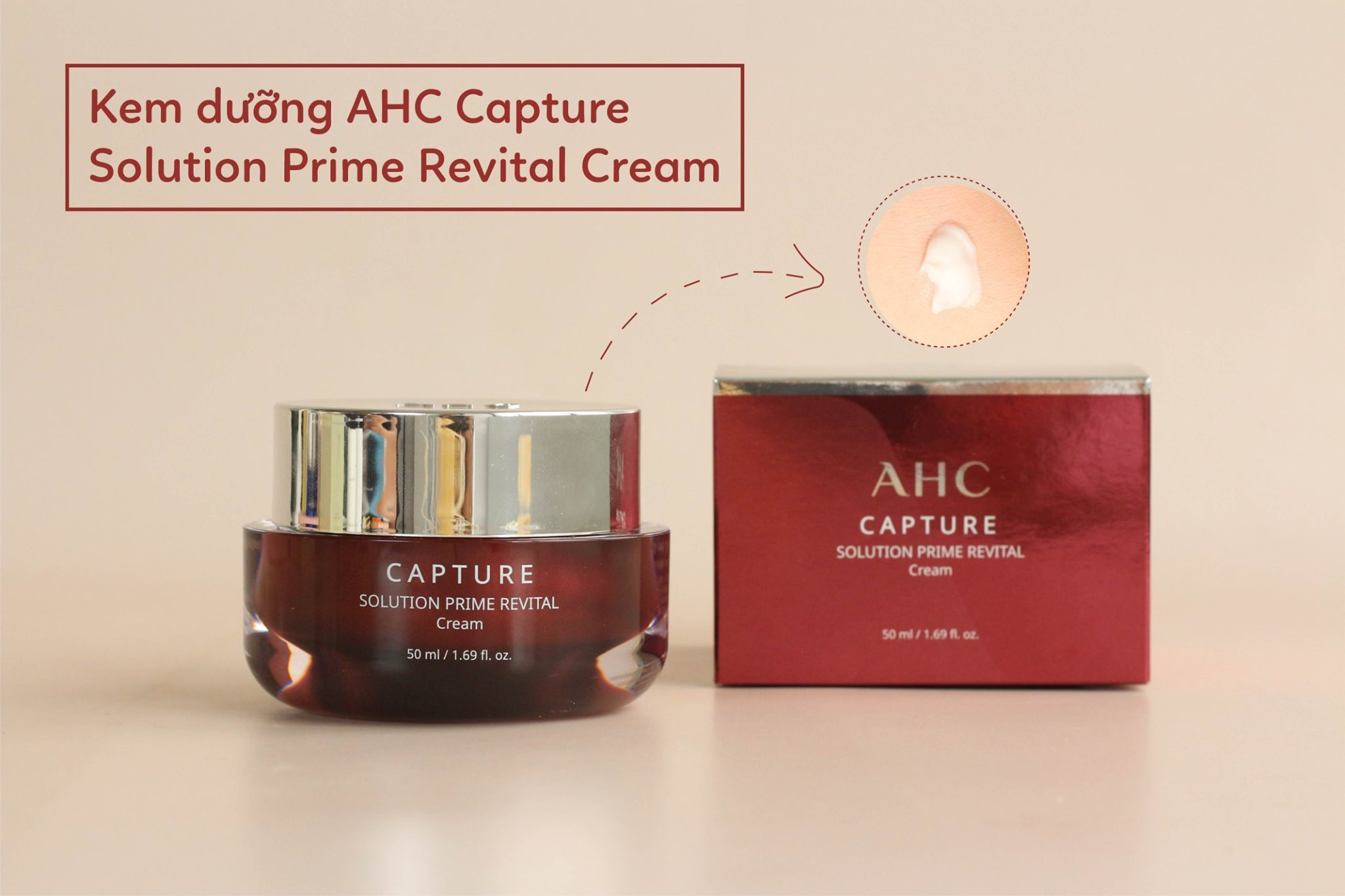Kem dưỡng AHC Capture Solution Max Cream