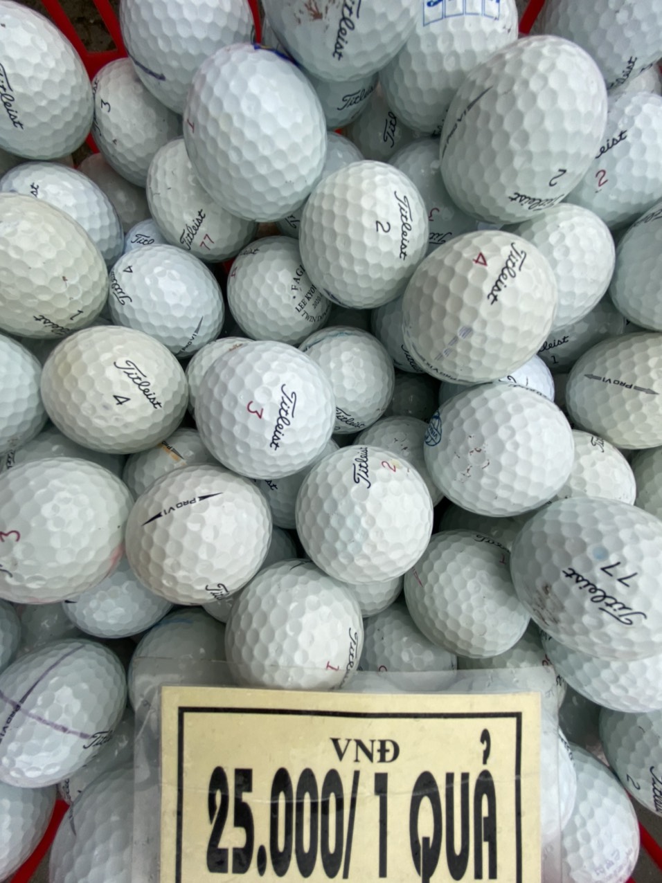 Bóng Golf Titleist PROV1 - Gía Tốt Combo10 bong