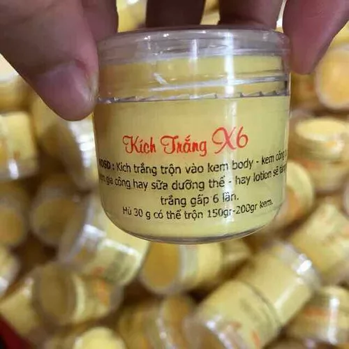 Kích trắng X6, kem kích nhanh nâng tông *- chuyen si