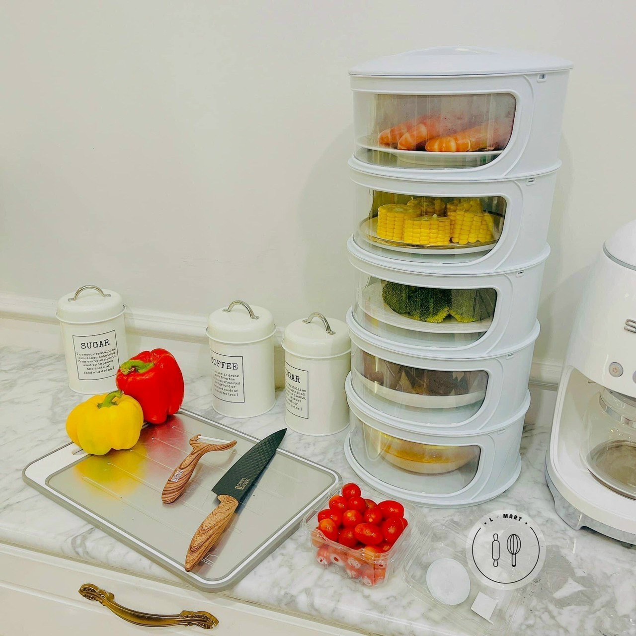 💥 LỒNG BÀN BUCOOK 5 TẦNG MỚI BẢO QUẢN THỰC PHẨM 💥
