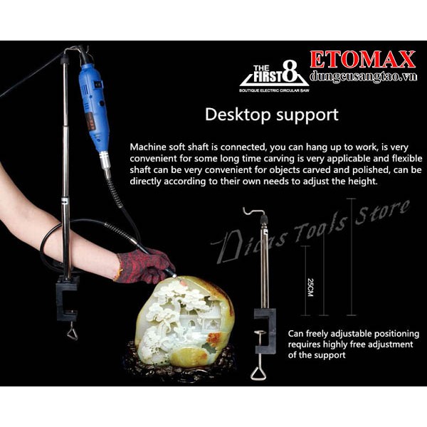 Máy khoan, mài, khắc mini đa năng V3