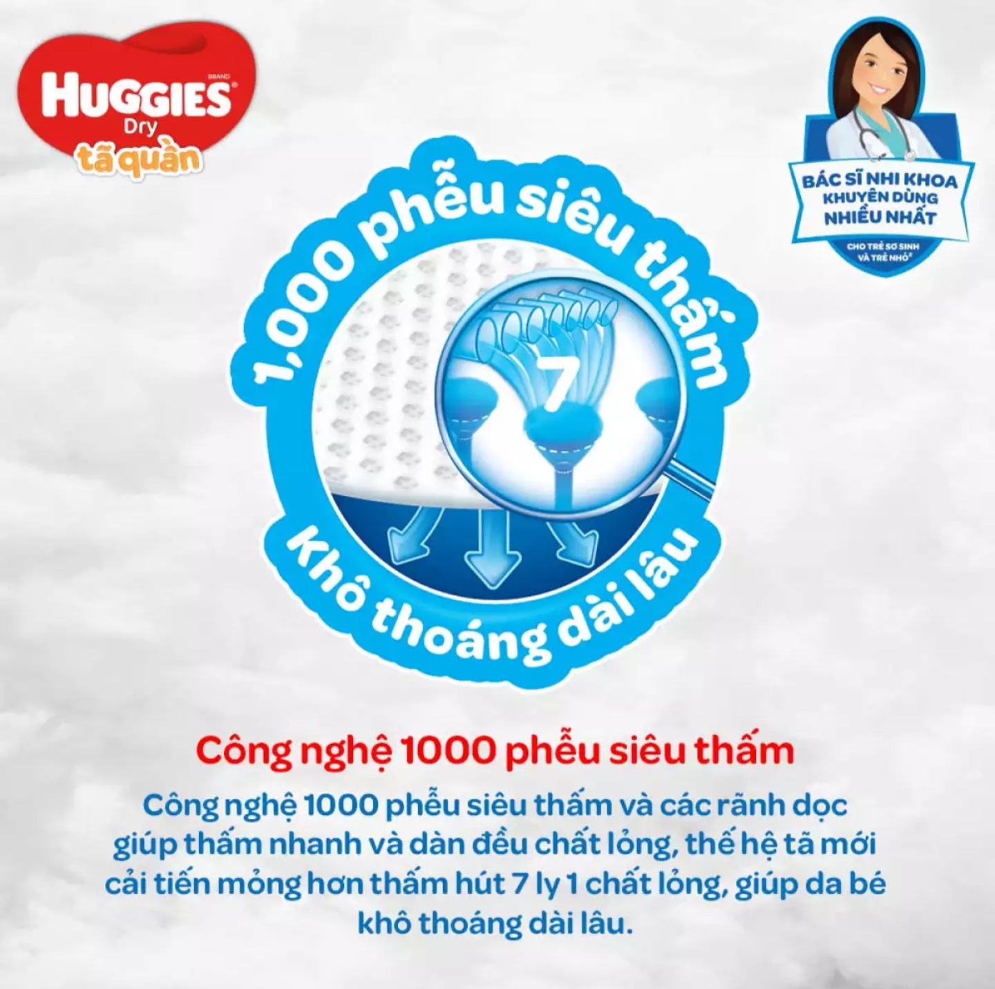 [Tặng Thêm 10 Miếng] [Mẫu Mới] Tã Quần Huggies Dry Super Jumbo Size M 74 Miếng