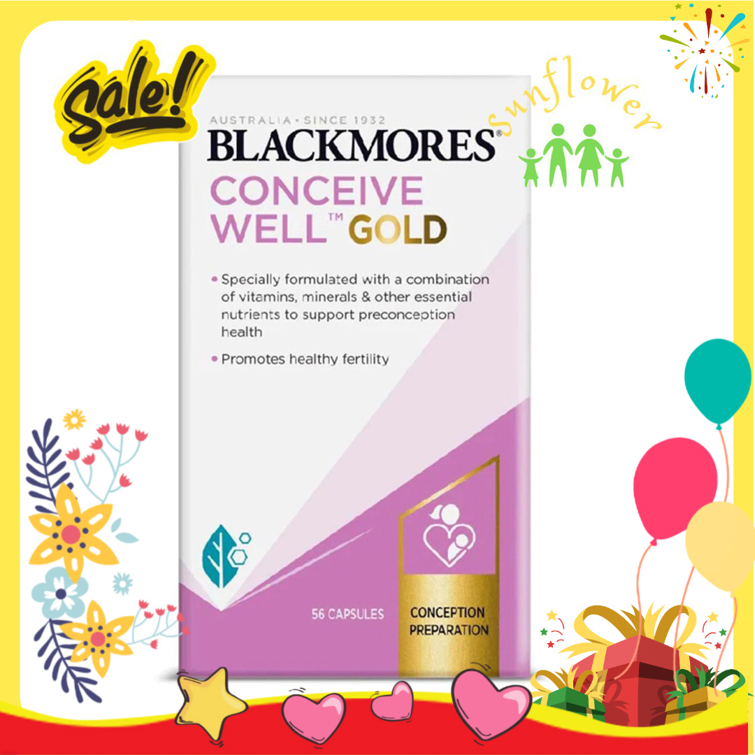 Blackmores Conceive Well Gold 56 viên của Úc - Tăng khả năng thụ thai - Shop Sunflower