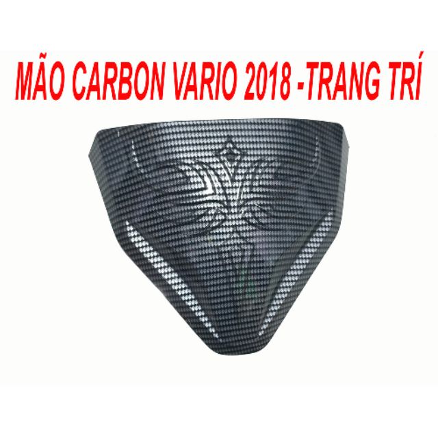 Mão xe vario 2018 sơn kiểu carbon đen - mạnh tú shop