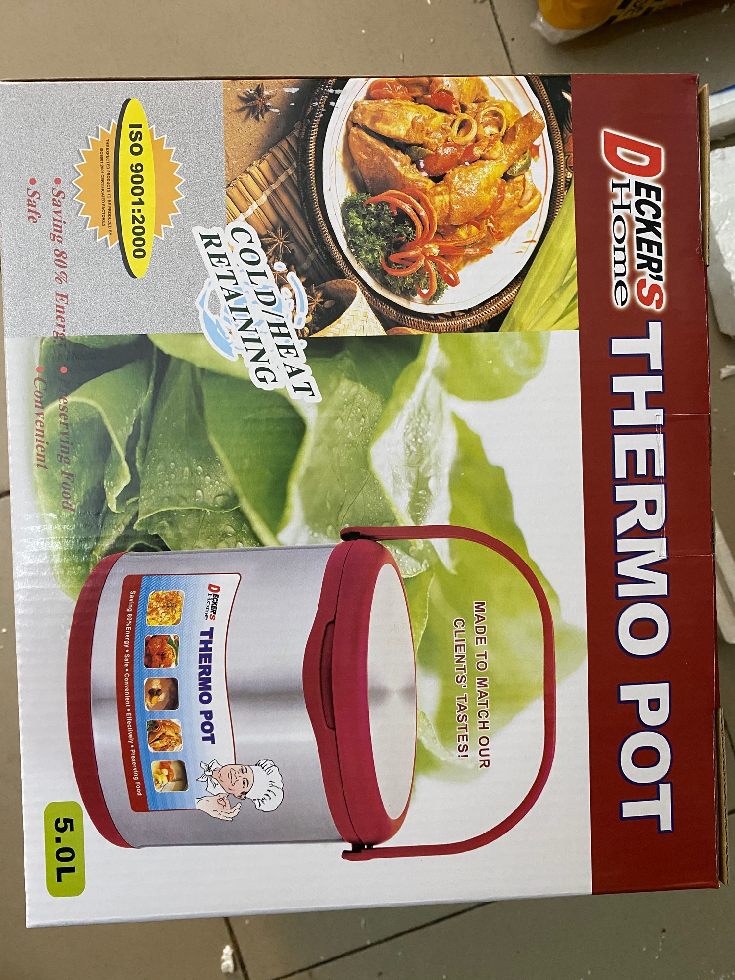 Nồi ủ decker home 5 lít