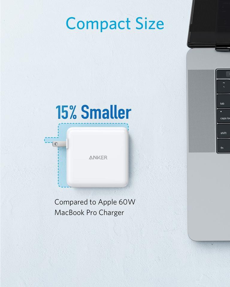 Cốc sạc nhanh Anker PowerPort Atom III 2 cổng 60W
