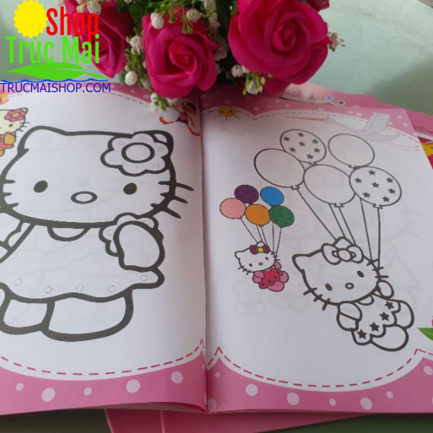 Tập tô hello kitty