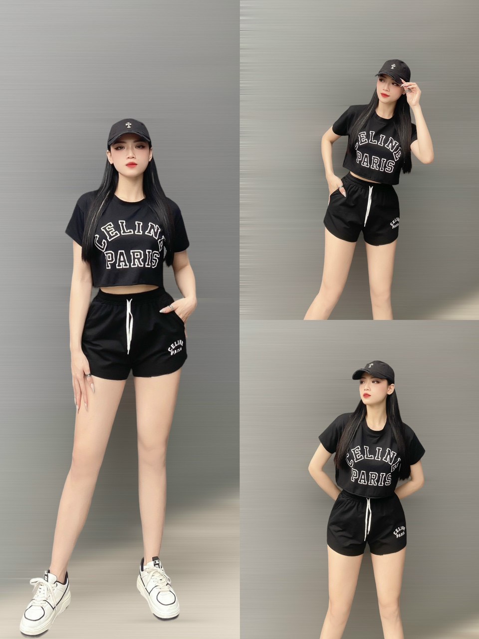Bộ đùi Paris chất cotton co giãn 4 chiều cực thoải mái