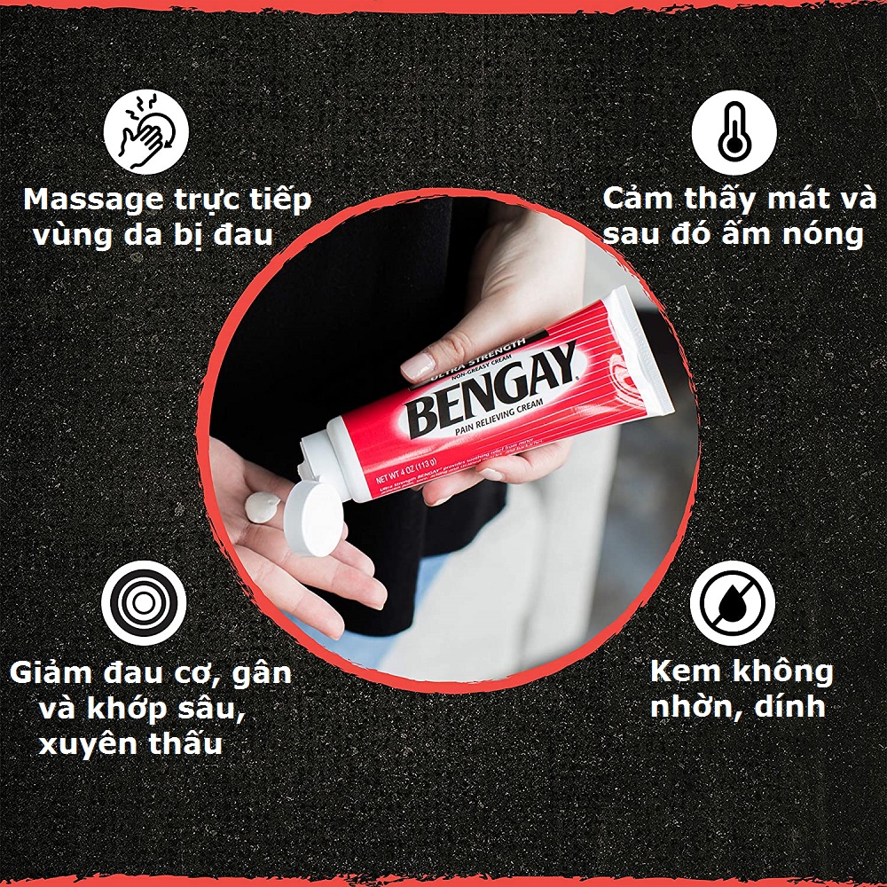 Dầu Xoa Bóp BENGAY Ultra Strength 113g