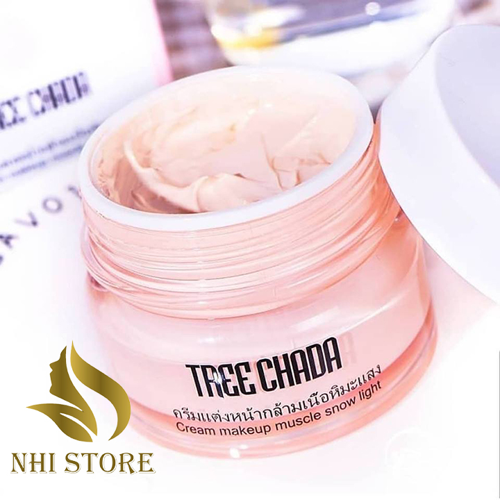 Kem nền TREECHADA Make Up Cream che khuyết điểm mờ thâm nám không bí da thái lan 50ml
