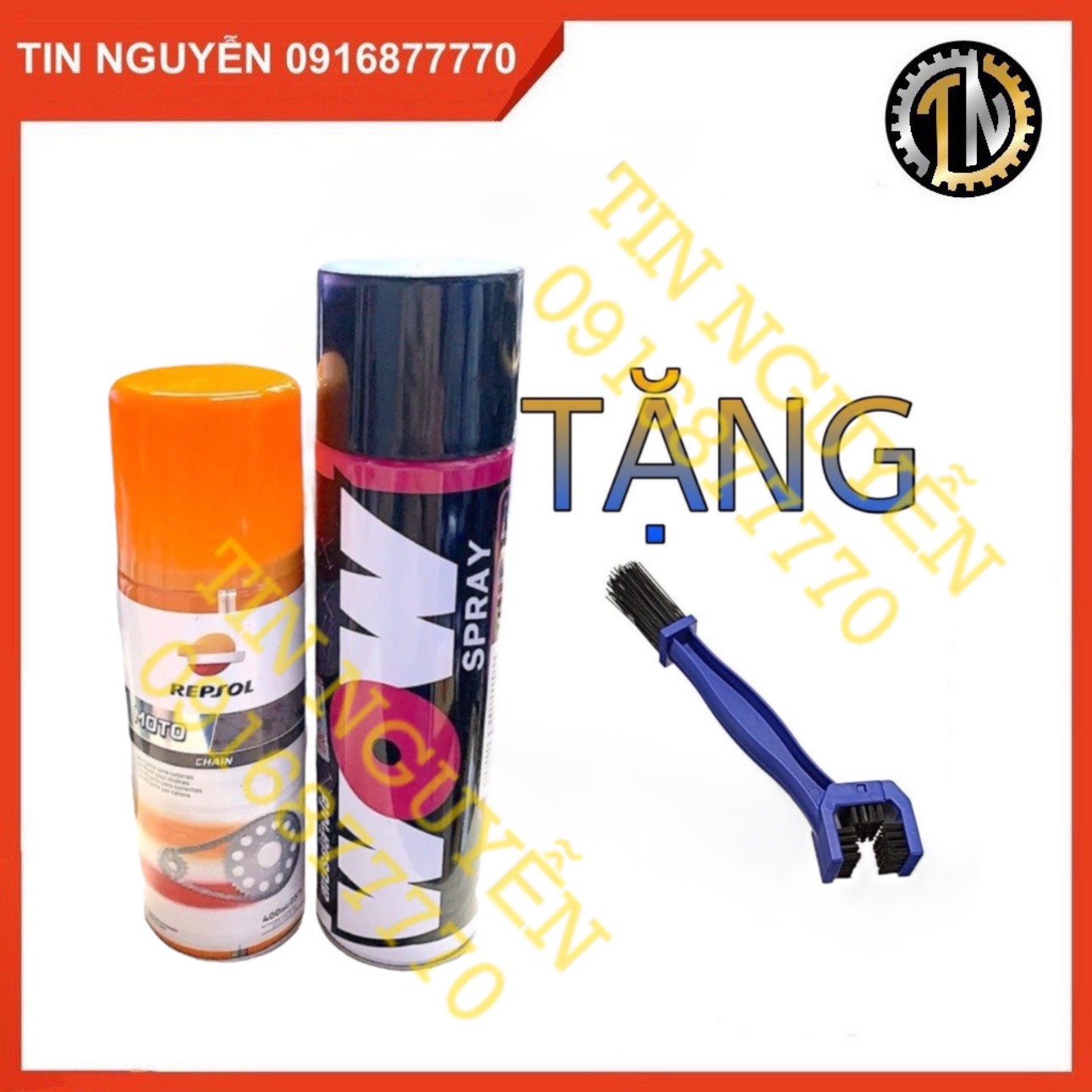 Combo vệ sinh sên wow 600ml + dưỡng sên repsol 400ml tặng bàn chải chà sên
